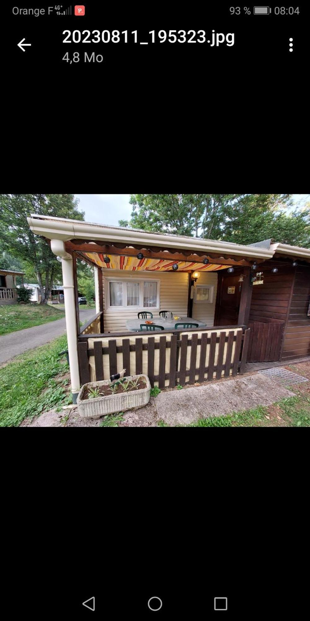 Charmant Mobil Home Style Chalet ベス・エ・サンタナステーズ エクステリア 写真